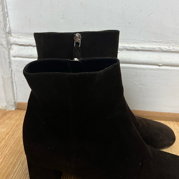 Prada Suede Ankle Booties (Sample) Size 37 - Picture 4 of 9